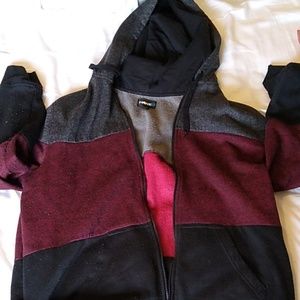 Hawk XXL Gray/Red/Black Hoodie